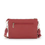 Flora & co Sa ville femme 3 bandoulières multipoches rouge foncé