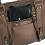 Flora & co Sac à main femme multipoches M marron métal