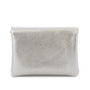 Flora & co Porte-monnaie cartes irisé bouton rabat argent