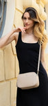 Flora & co Sac caméra bandoulière femme léger beige