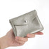 Flora & co Porte-monnaie cartes irisé bouton rabat taupe