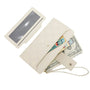 Gallantry Portefeuille porte-cartes femme matelassé beige