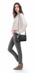 Flora & co Sac bandoulière femme rectangle rigide noir