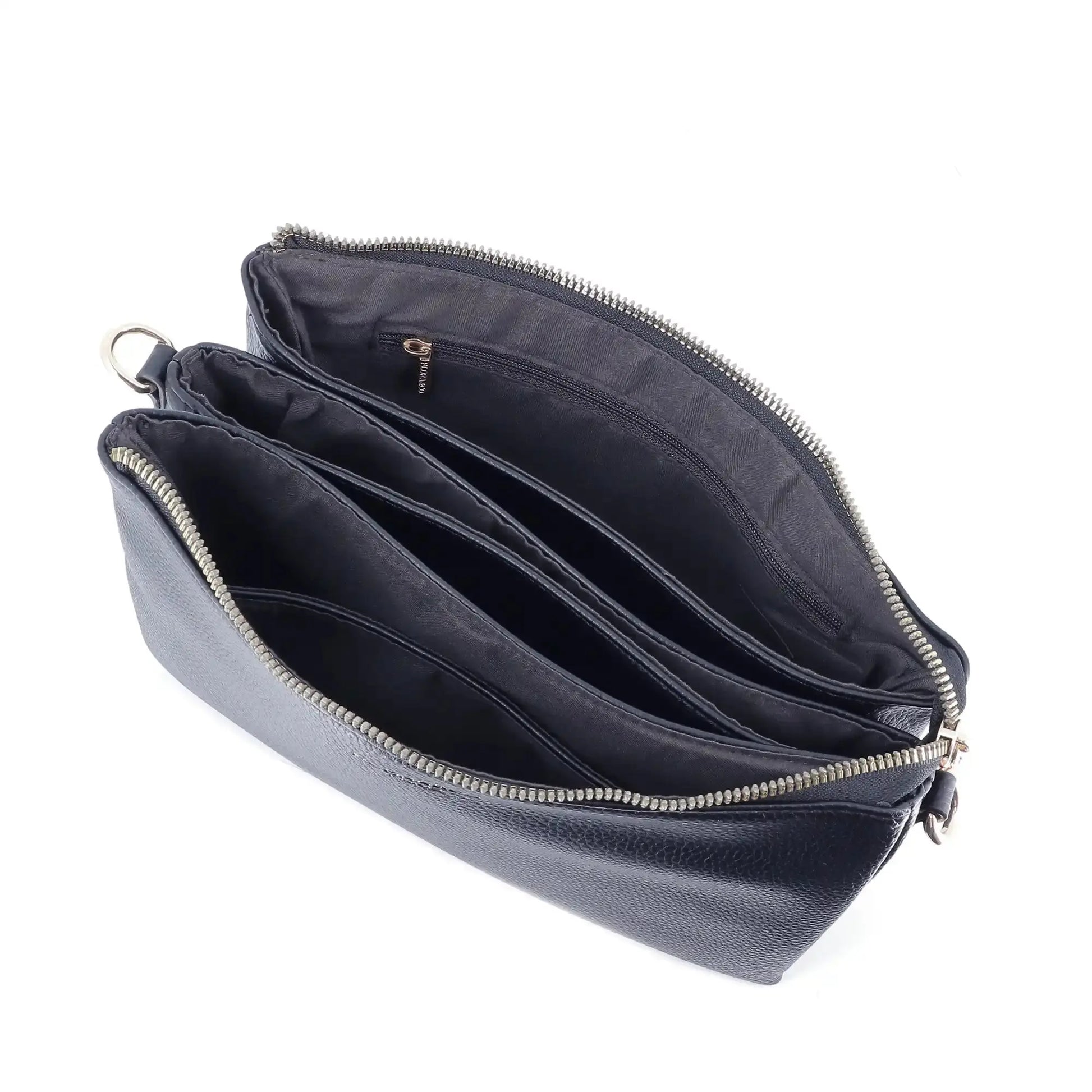 Flora & co Sa ville femme 3 bandoulières multipoches bleu