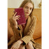 Flora & co Portefeuille femme brillant pu cuir croco rouge