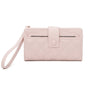 Gallantry Portefeuille porte-cartes femme matelassé rose