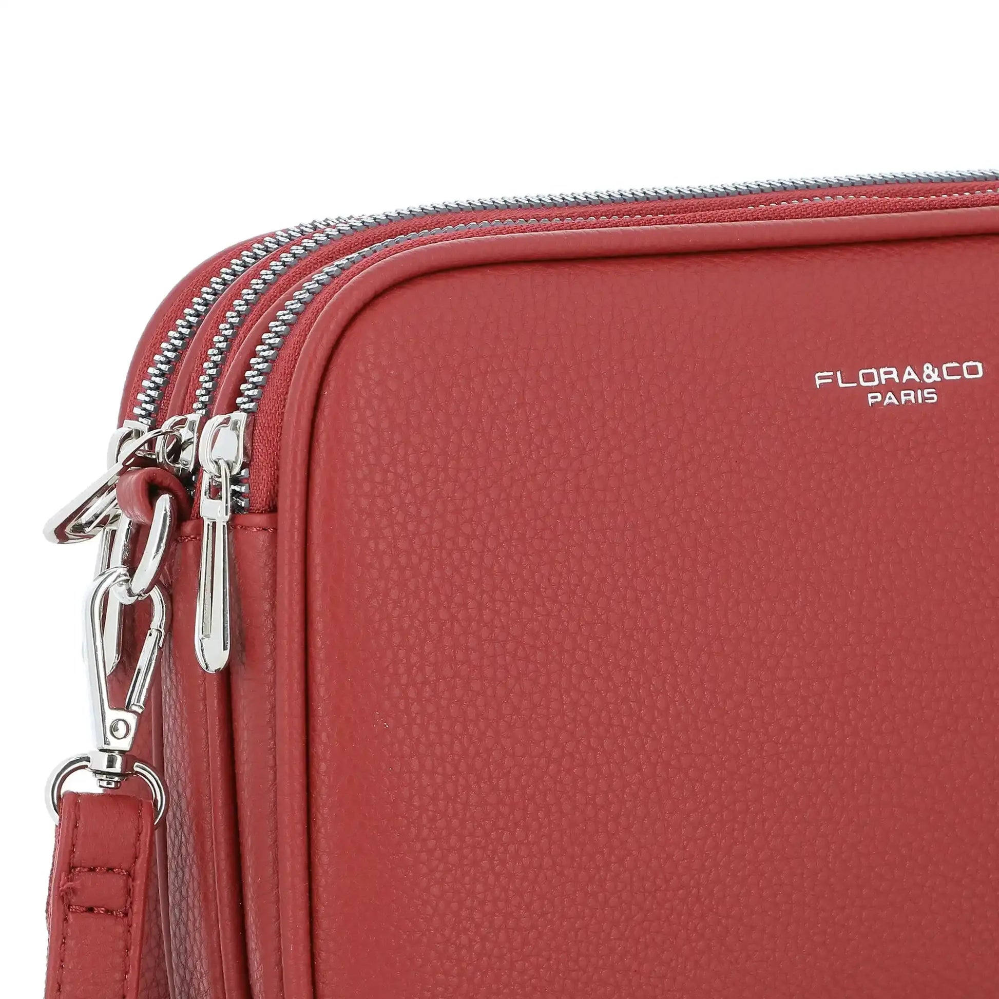 Flora & co Sac bandoulières femme multipoches rouge