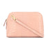 Made in Italy Sac dôme bandoulière femme cuir rose