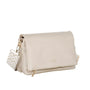 Flora & co Sac bandoulière large multipoches ivoire