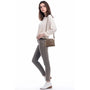 Sac bandoulière arrondi multi-poches Taupe Foncé - Crocochic