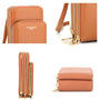 Sac bandoulière pochette téléphone 67 pouces Camel - Crocochic