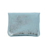 Vue 5 du Porte-monnaie femme cuir italien irisé 041 Turquoise par Made in Italy.