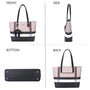 Sac cabas femme similicuir noir - vue 6 | Gallantry