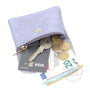 Porte-monnaie femme court cuir irisé Lilas other image 6