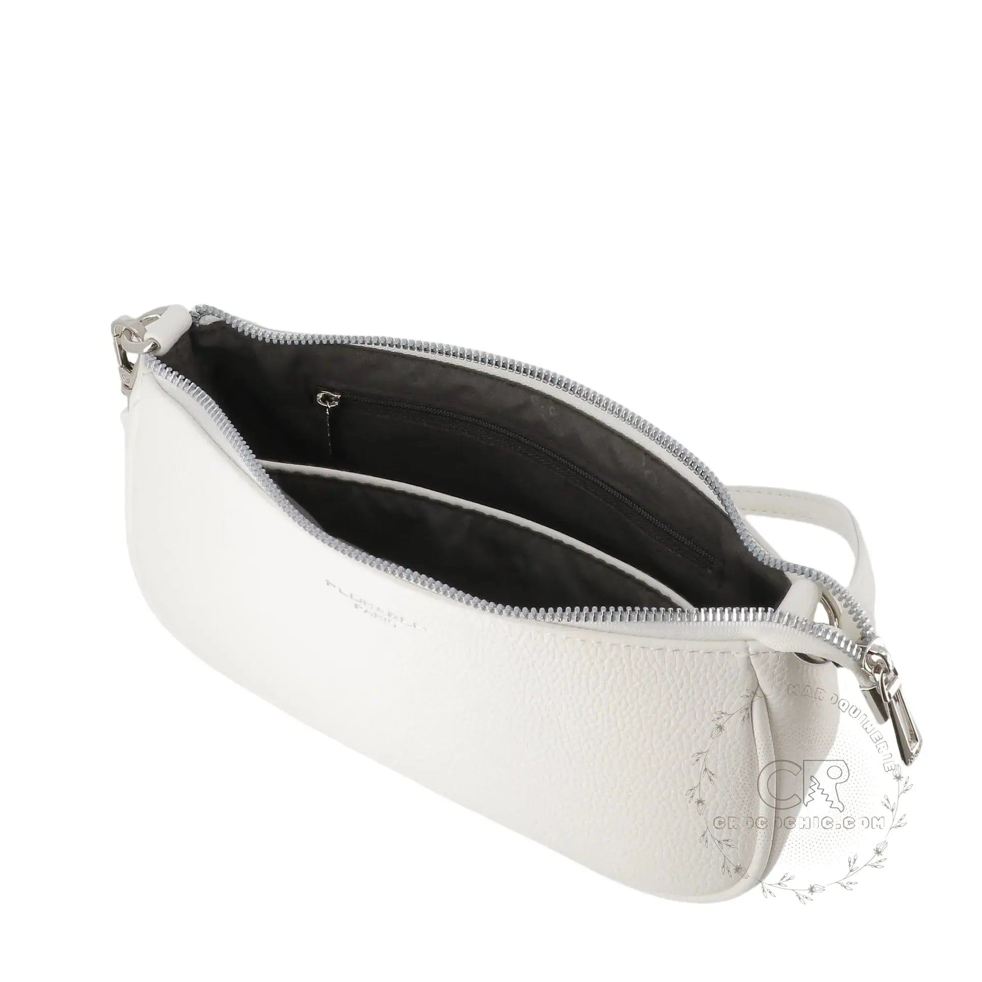 Flora & co Sac baguette avec bandoulière Blanc