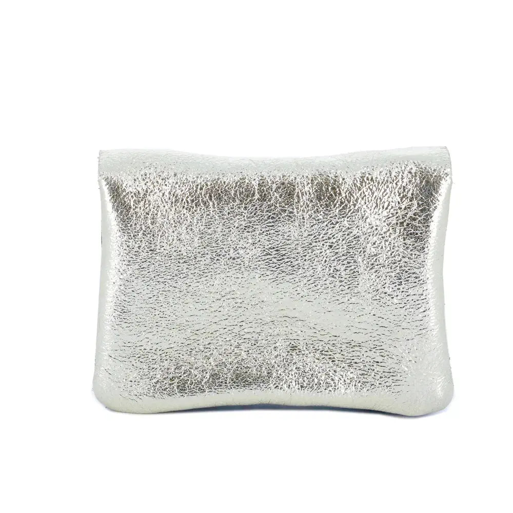 Porte-monnaie cartes cuir suédé irisé 043 corail