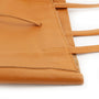 Sac cabas femme cuir véritable camel - vue 6 | Made in Italy