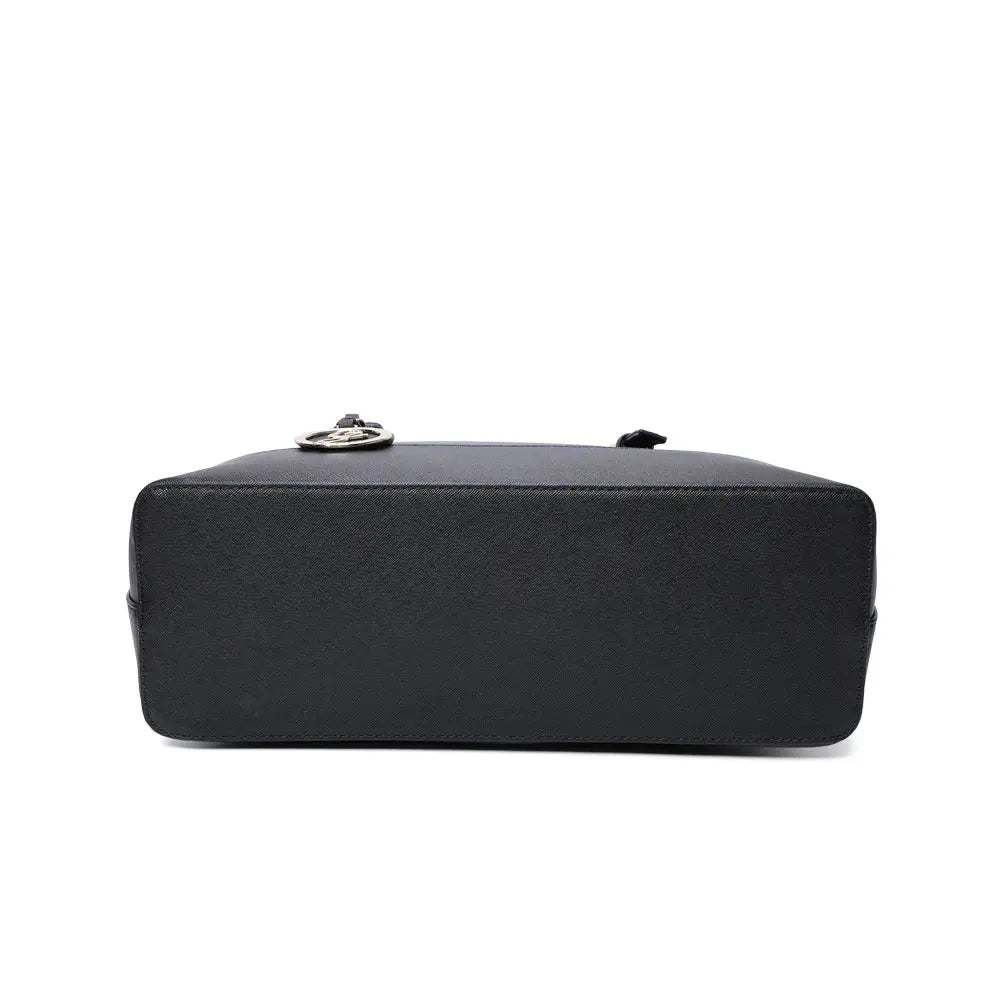 Gallantry Sac cabas femme bicolore saffiano bleu