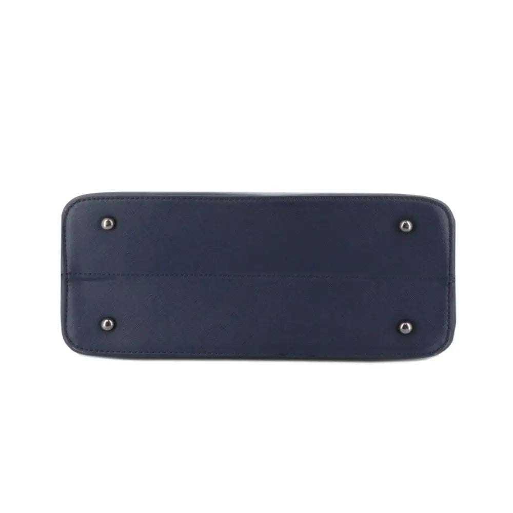 Gallantry Sac cabas femme a4 pompon forulard bleu marine