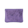 Vue 5 du Porte-monnaie femme cuir italien irisé 041 Violet par Made in Italy.