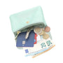 Vue 5 du Porte-monnaie femme cuir italien irisé 041 Vert Clair par Made in Italy.