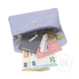 Vue 5 du Porte-monnaie cartes femme cuir irisé 051 Lilas par Made in Italy.
