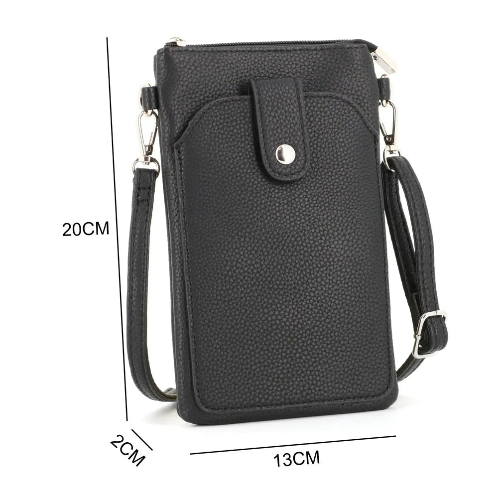 Flora & co Pochette bandoulière téléphone femme noir