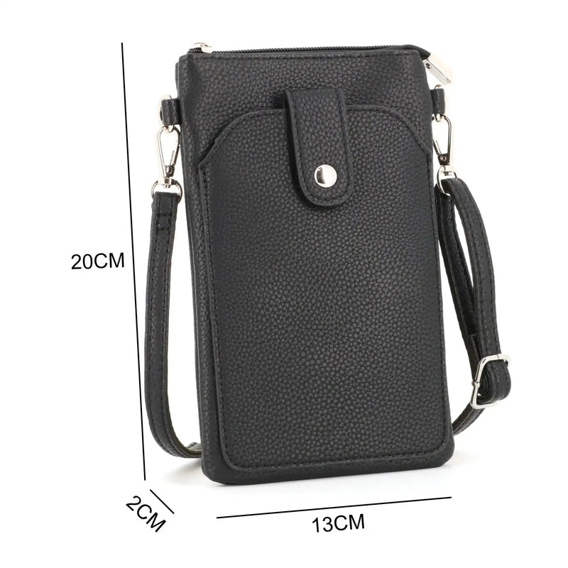 Flora & co Pochette bandoulière téléphone femme noir