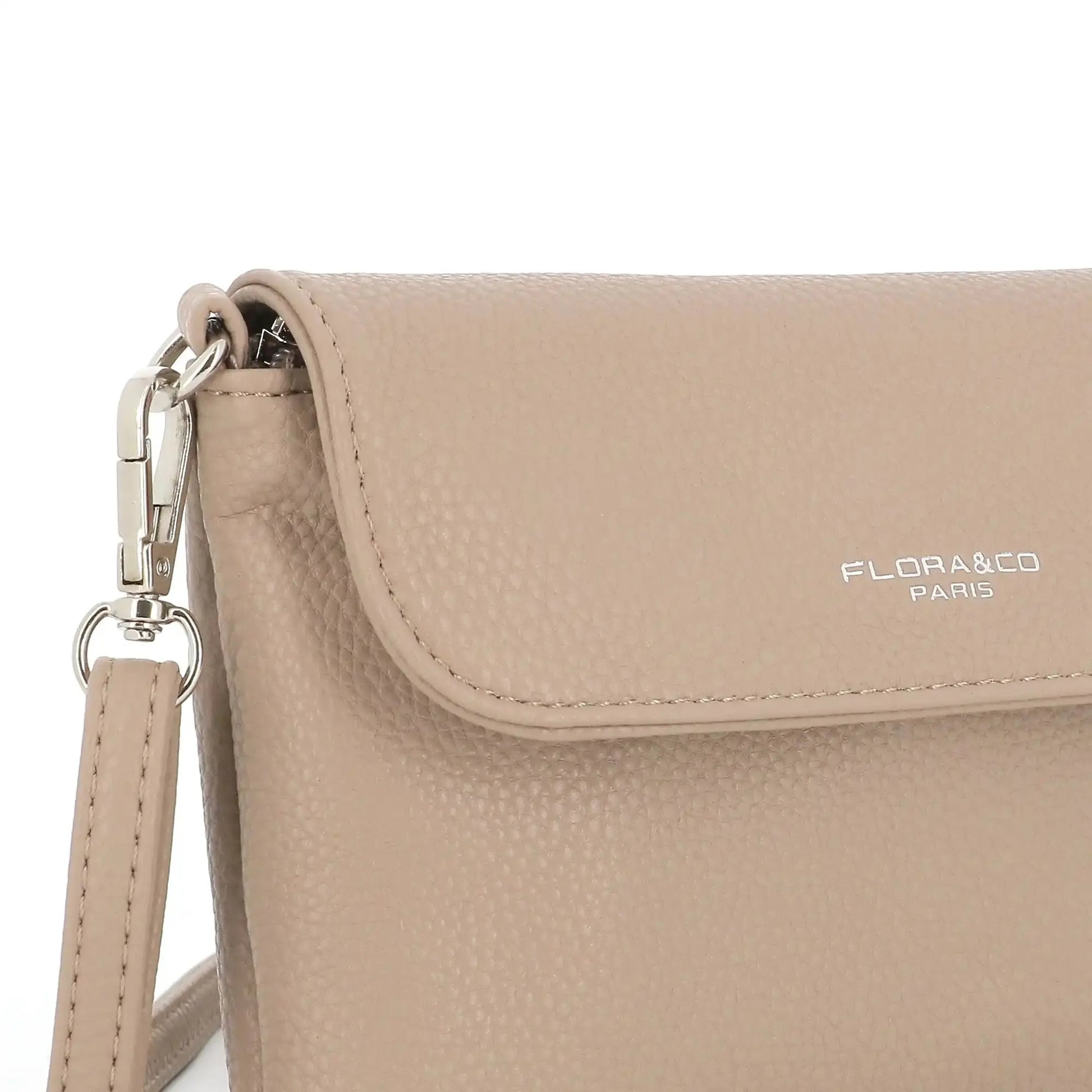 Flora & co Mini sac bandoulière femme souple beige taupe