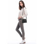 Sac bandoulière arrondi multi-poches Noir - Crocochic
