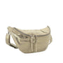 Flora & co Sac banane bandoulière femme daim irisé or