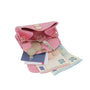 Vue 5 du Porte-monnaie cuir souple irisé 04 Rose Vif par Made in Italy.