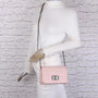 Gallantry Sac bandoulière femme chaîne python rose