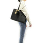 Sac cabas femme similicuir noir - vue 4 | Flora & co