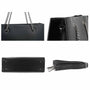Sac cabas femme similicuir noir - vue 6 | Crocochic