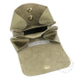 Vue 5 du Porte-monnaie cuir souple irisé 04 Olive par Made in Italy.