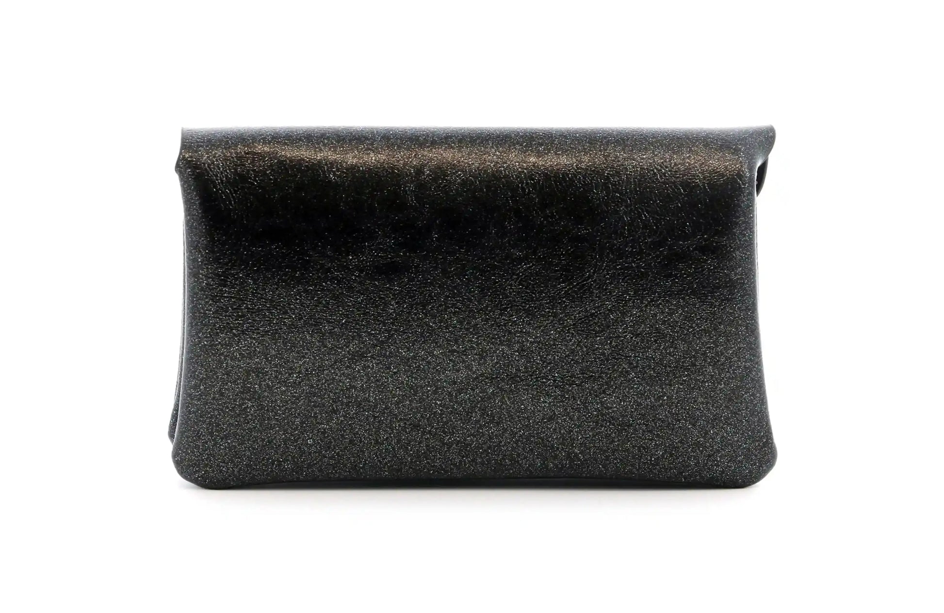 Flora & co Porte-monnaie femme irisé enveloppe noir