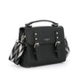 Flora & co Sac cartable bandoulière femme broderie noir