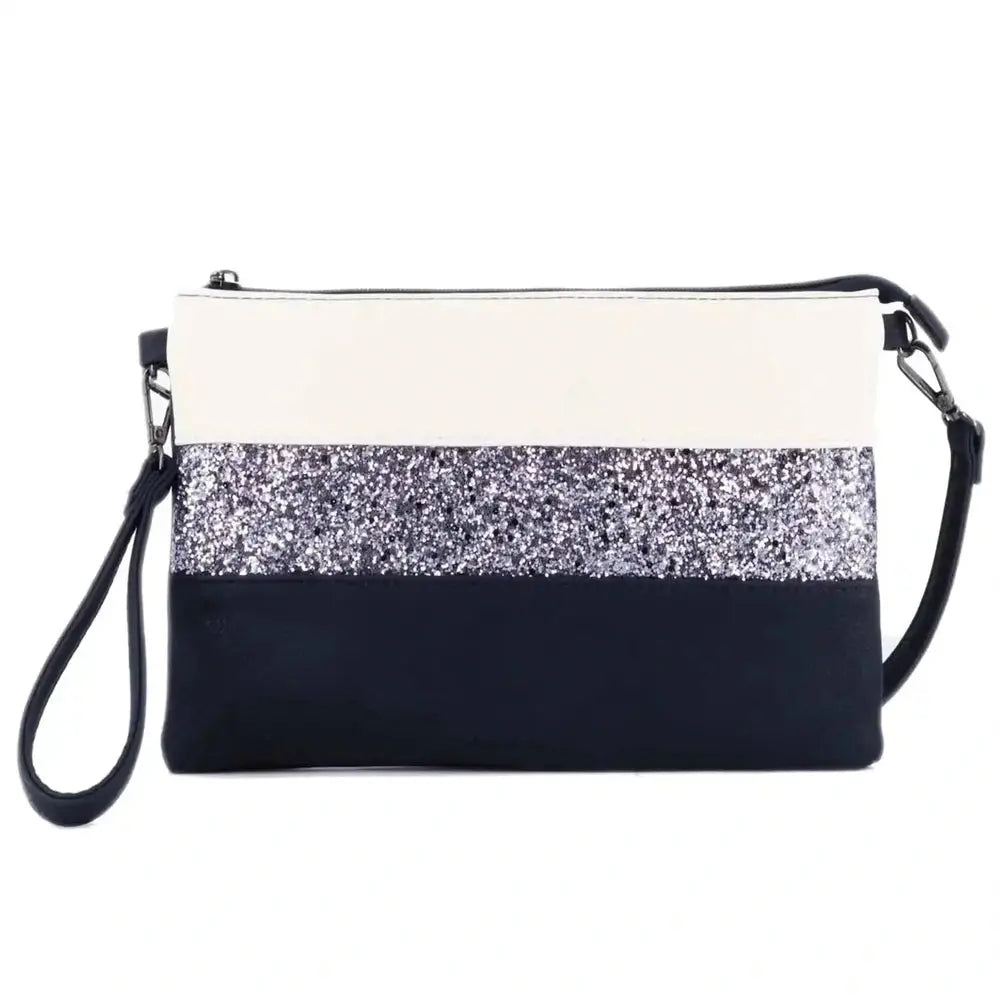 Gallantry Sac bandoulière paillette femme bleu