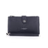 Flora & co Portefeuille chéquier femme 2 plis lanière bleu