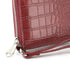 Flora & co Portefeuille femme brillant pu cuir croco rouge