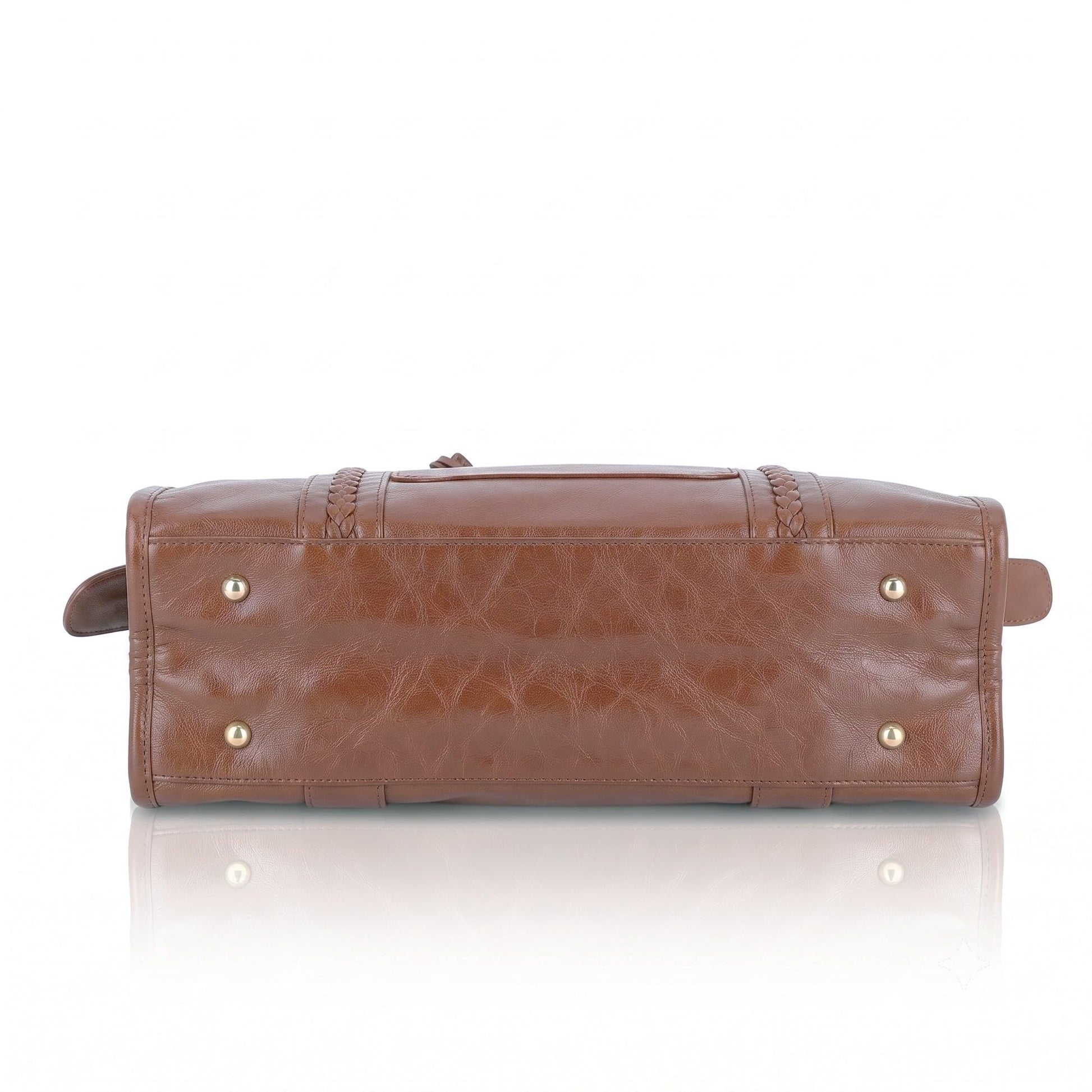 Grand Sac Bowling Femme Cours Smilicuir Camel
