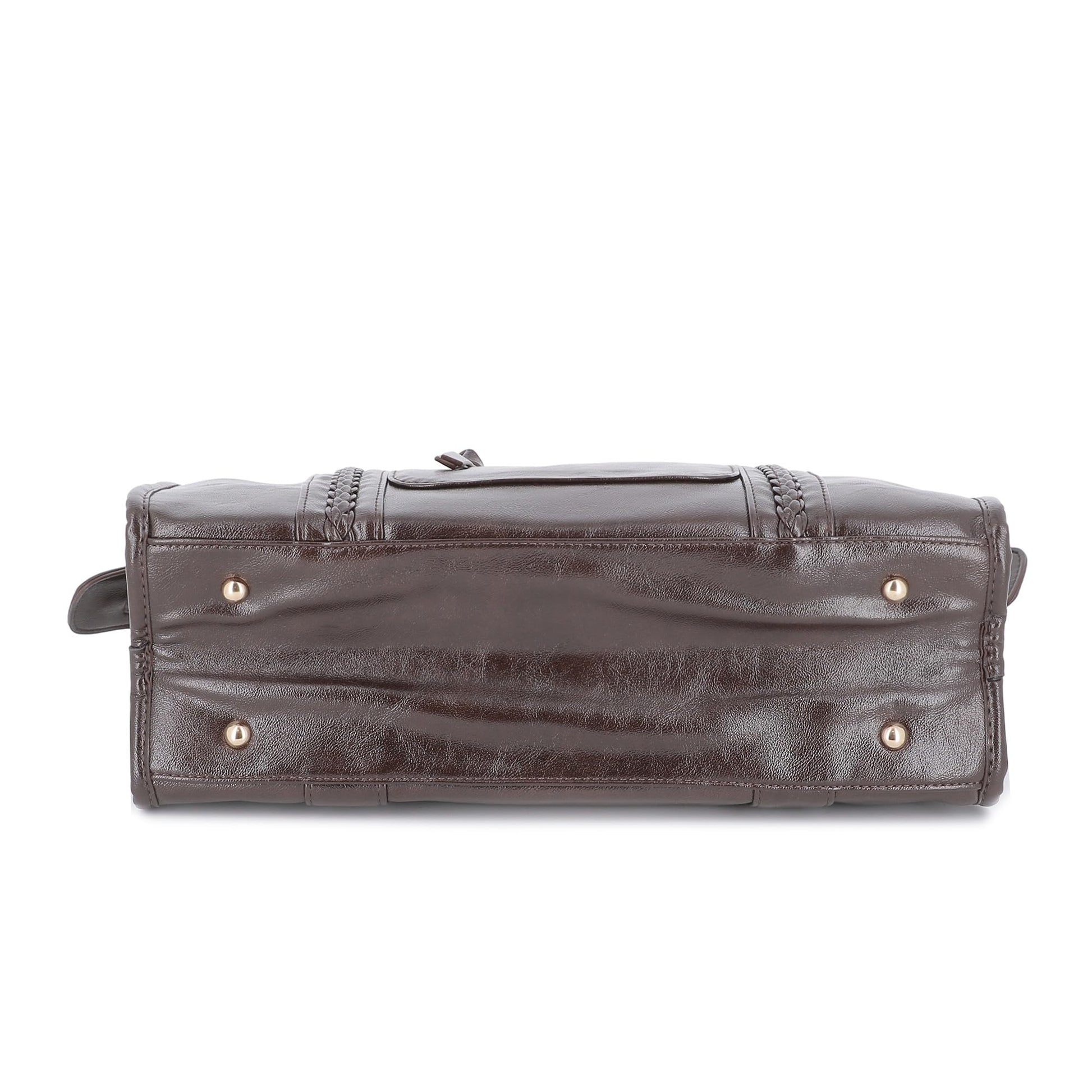 Grand Sac Bowling Femme Cours Smilicuir Chocolat