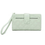 Gallantry Portefeuille porte-cartes femme matelassé vert clair