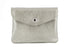 Flora & co Porte-monnaie cartes irisé bouton rabat taupe