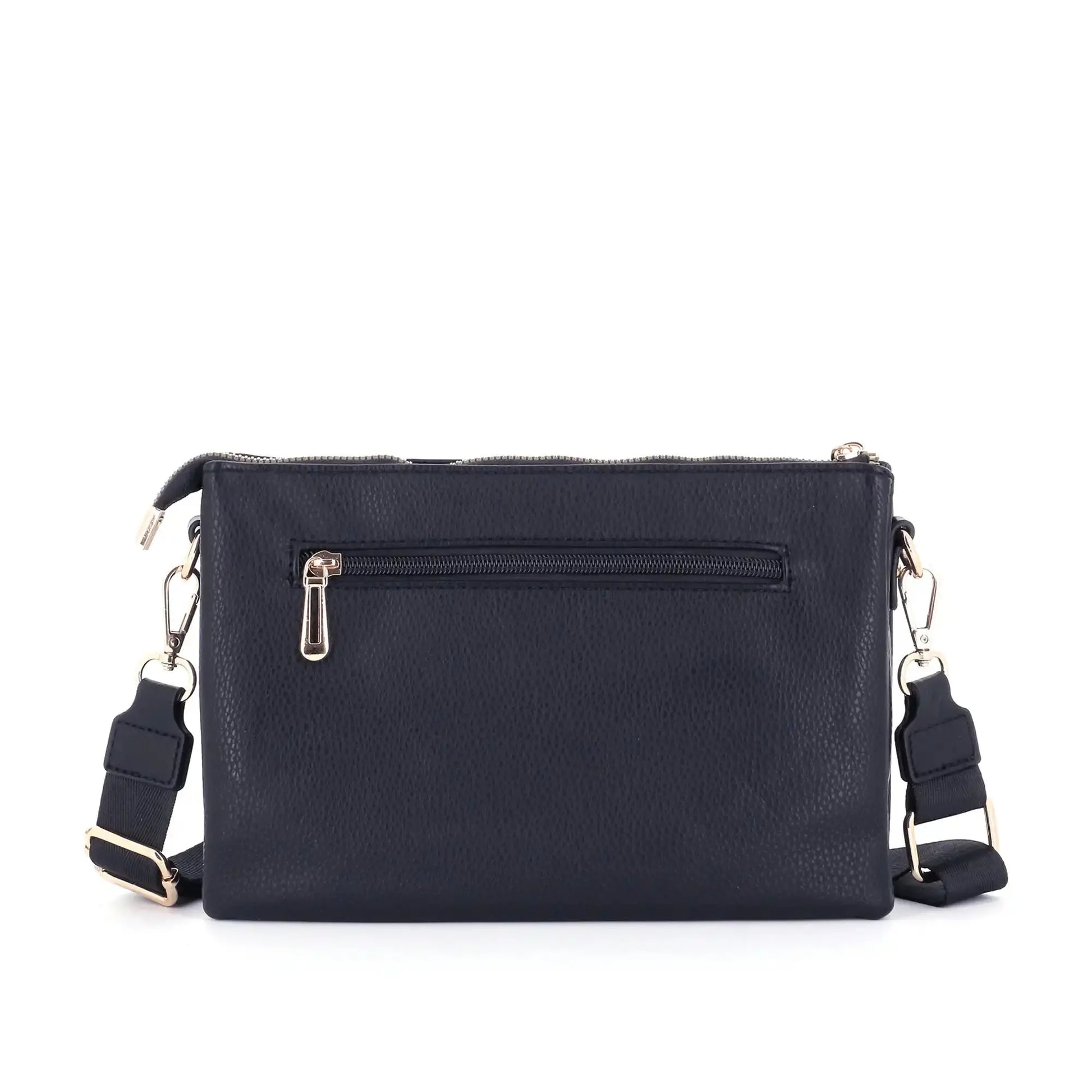 Flora & co Sa ville femme 3 bandoulières multipoches bleu