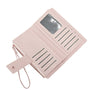 Gallantry Portefeuille porte-cartes femme matelassé rose