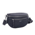 Flora & co Sac banane bandoulière femme multipoches bleu