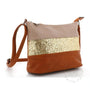 Gallantry sac bandoulière paillettes femme multicolore taupe