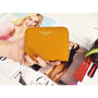 Flora & co Portefeuille porte-carte femme saffiano moutarde
